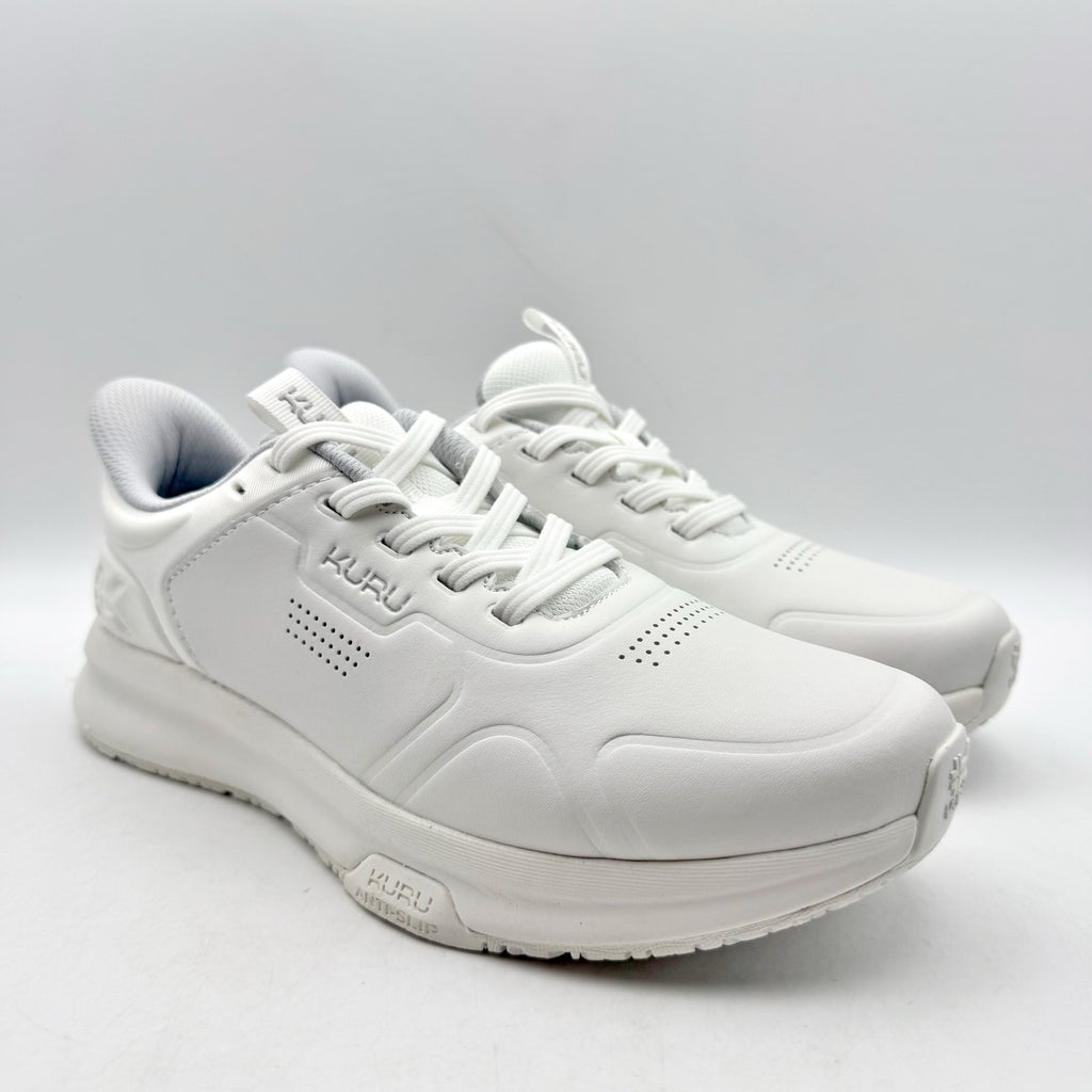 KURU Womens Shift Sneakers Size 7.5 EU 38 Bright White Anti Slip Athletic NIB