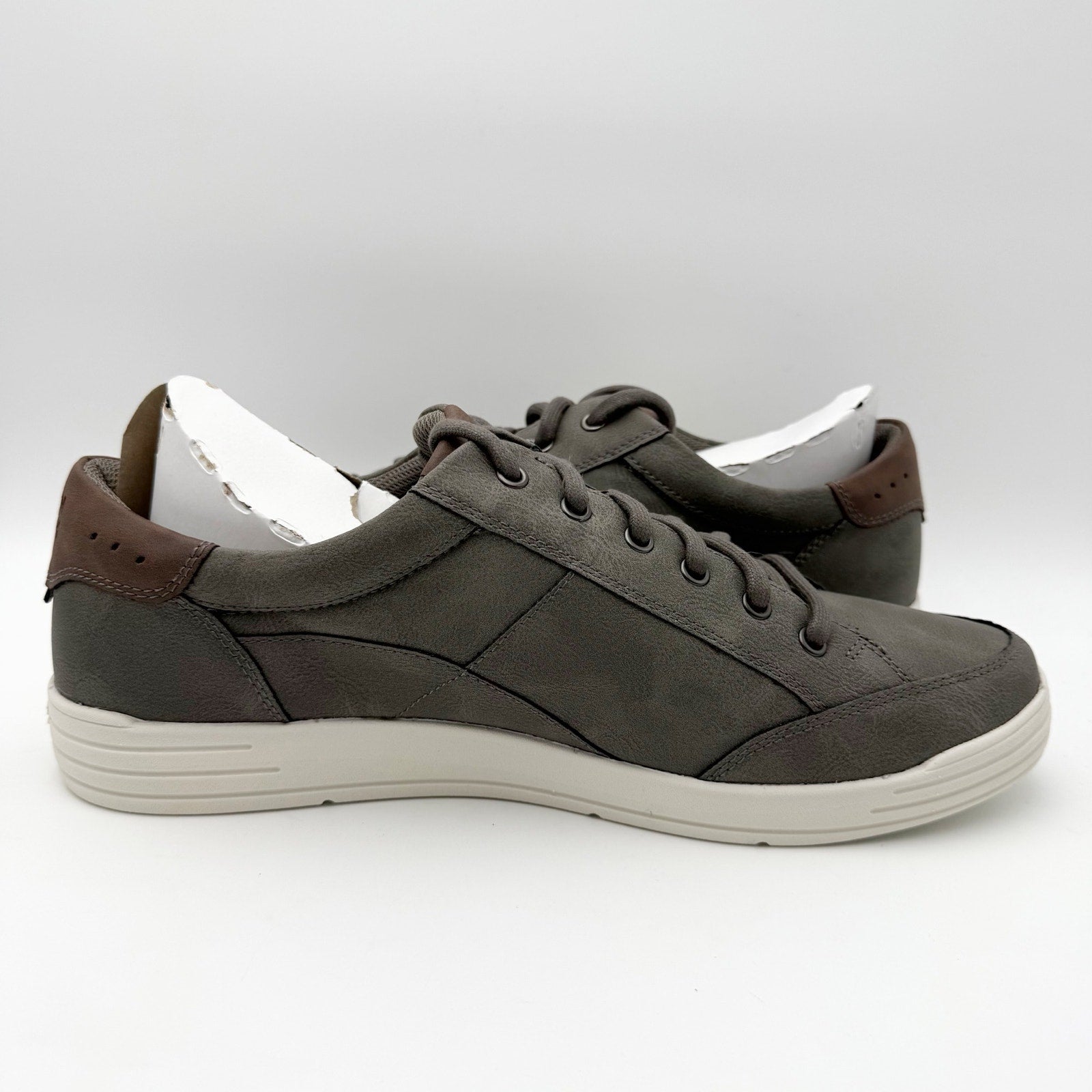 Nunn Bush Mens Kore City Walk Oxford Casual Sneakers Size 14 Charcoal NWOB