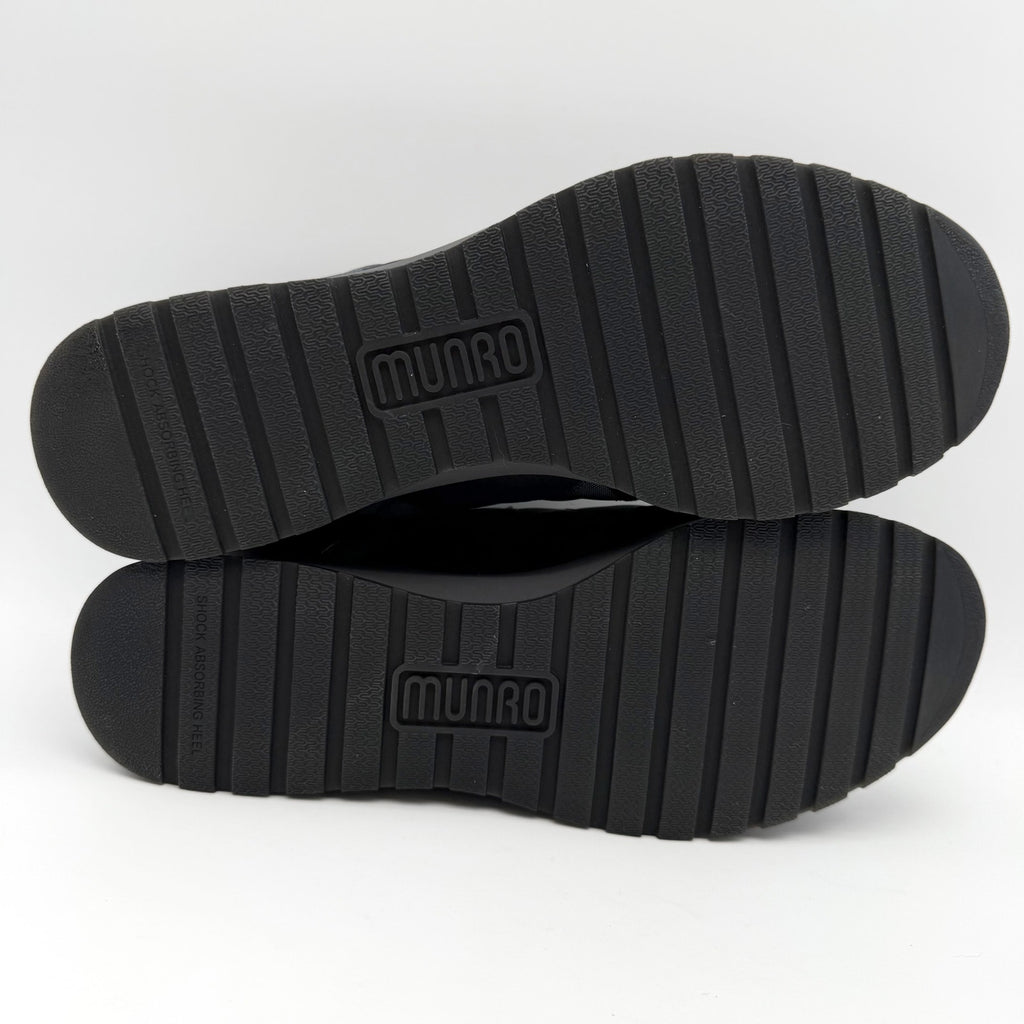 Munro Womens Piper Sneakers US 12 M Black Grey Suede Athletic NWOB