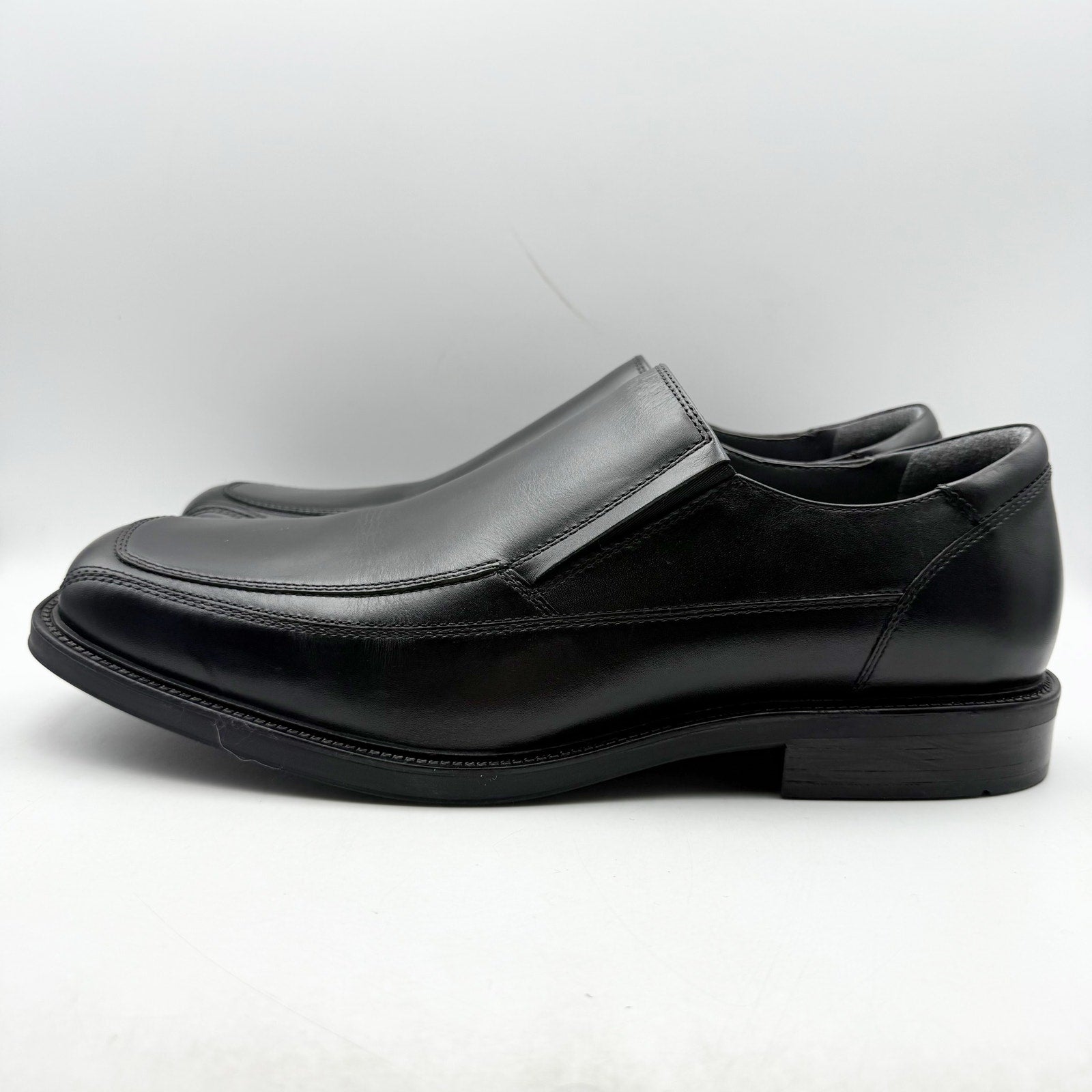 Dockers Mens Proposal Dress Loafers US 14 Wide EU 48 Black Leather NIB