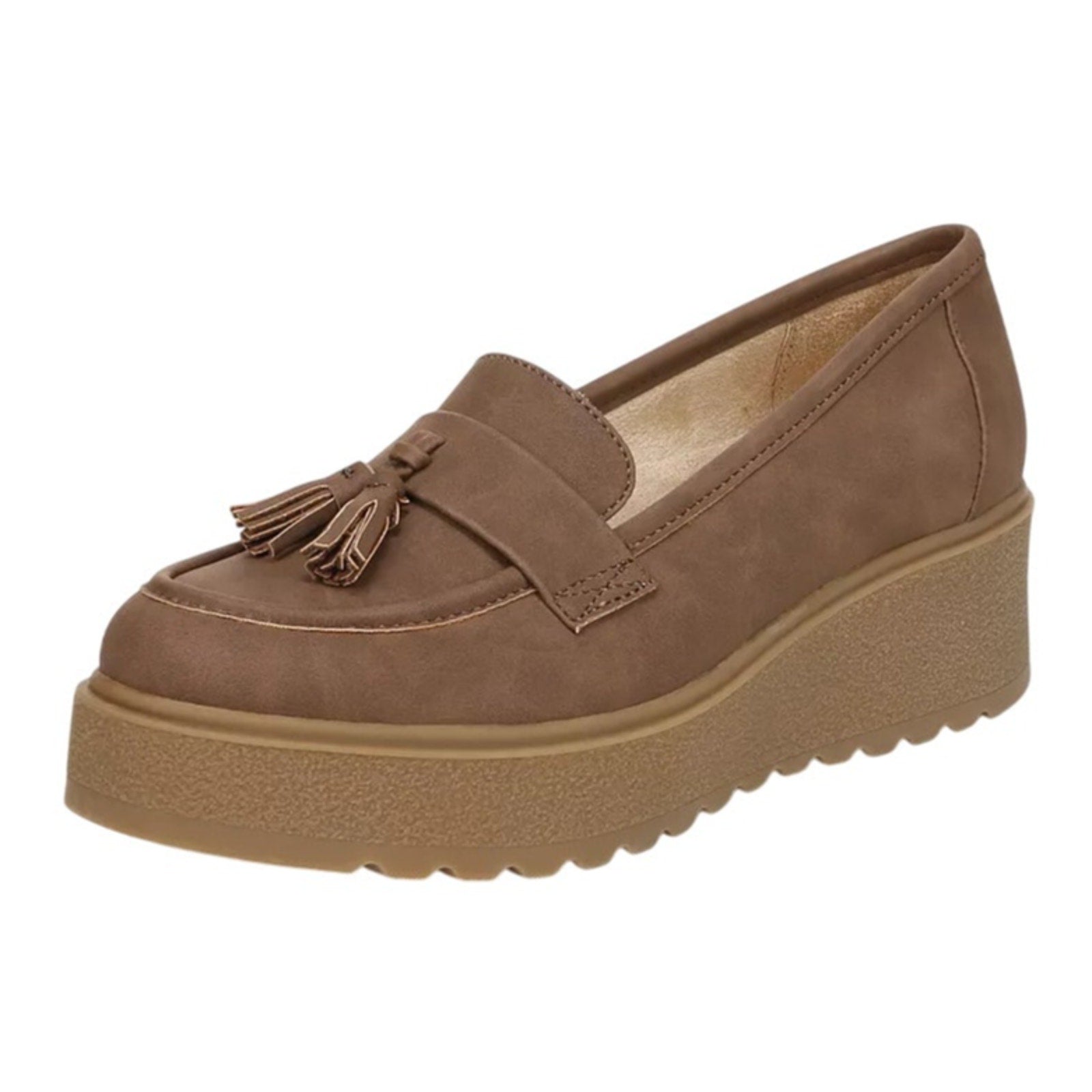 Soul Naturalizer Womens Josie Loafers US 9.5M EU 40.5 Brown Slip-on NIB