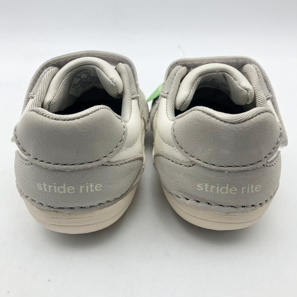 Stride Rite Infant Toddler SM Waverly Ecru Sneaker 3 WIDE Shoes Off White NIB