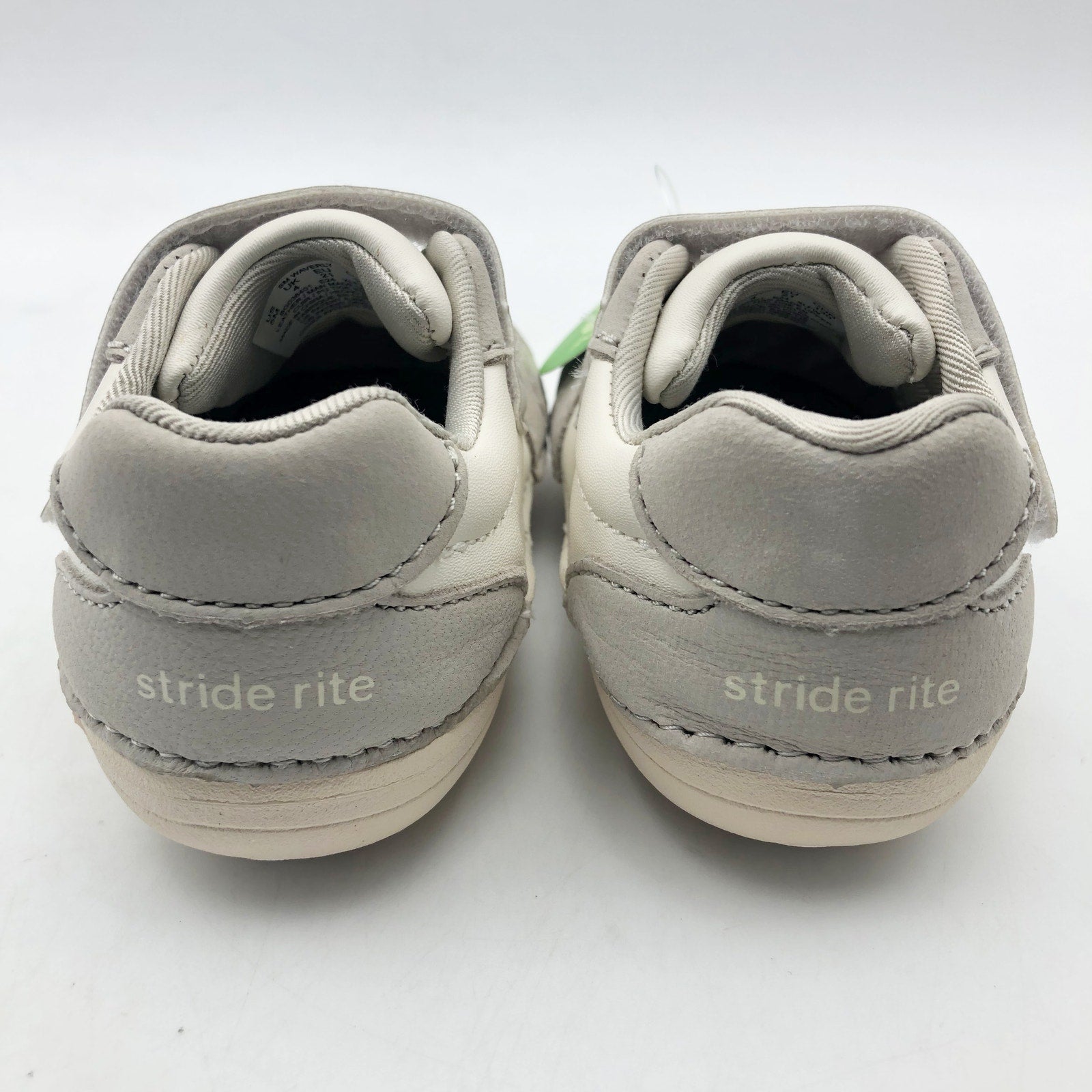 Stride Rite Infant Toddler SM Waverly Ecru Sneaker 3 WIDE Shoes Off White NIB