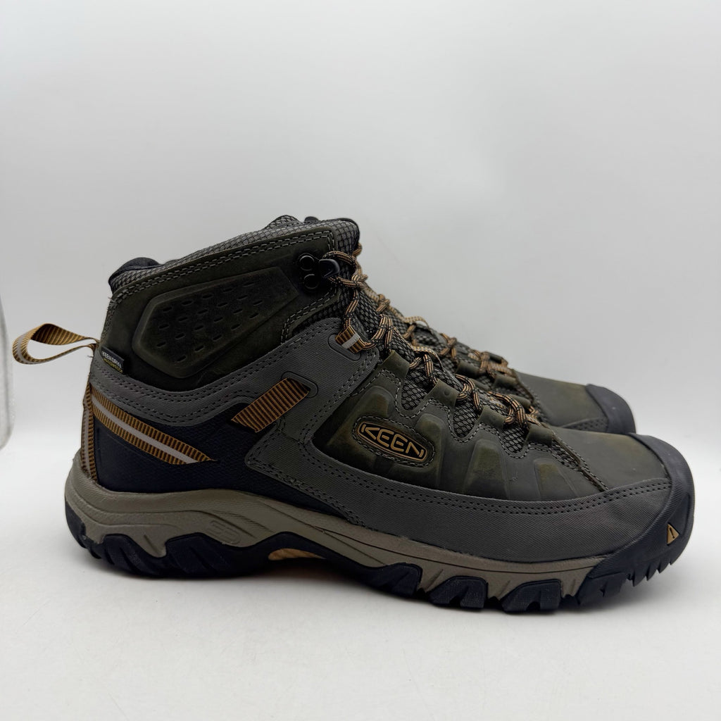 Keen Mens Targhee lll Mid Boot US 13 EU 47 Brown Grey Waterproof Leather NWOB
