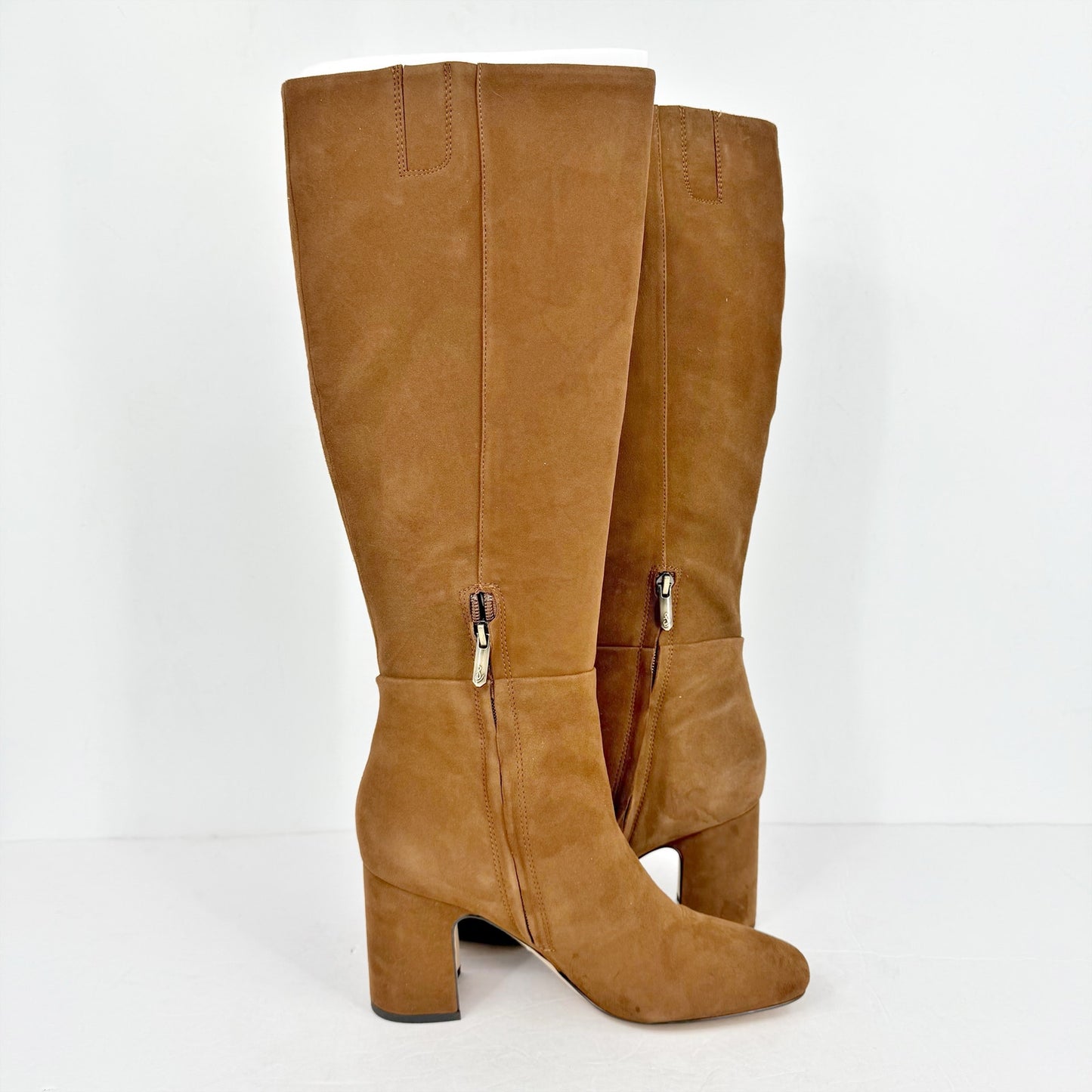 Sam Edelman Womens Faren Boots US 8.5 M EU 39 Brown Suede Knee High NIB