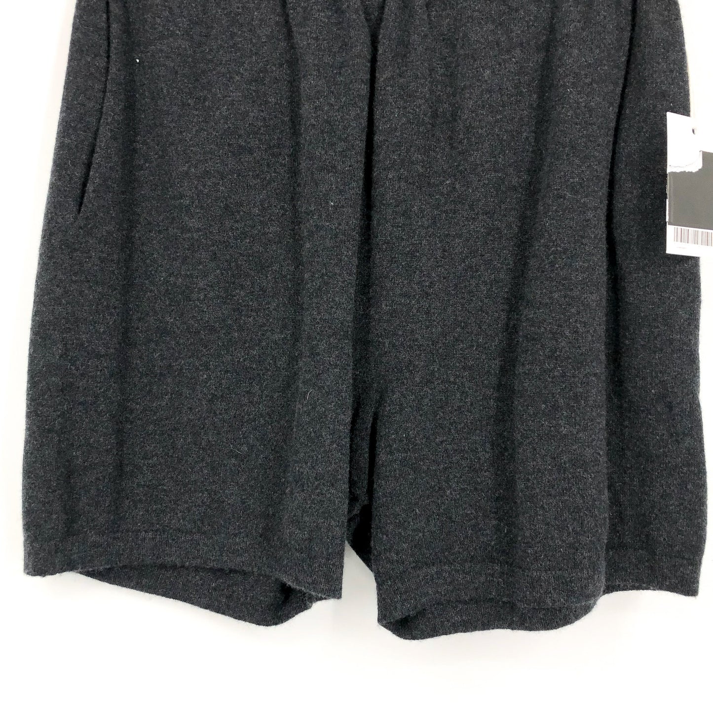 ACTIVE CASHMERE Men's Cashmere Shorts Large Grey Seamless Athletic Fit NWT