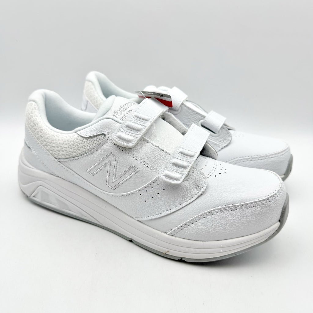 New Balanc 928v3 Walking Sneakers Womens 9.5 Mens 8 White Leather NIB