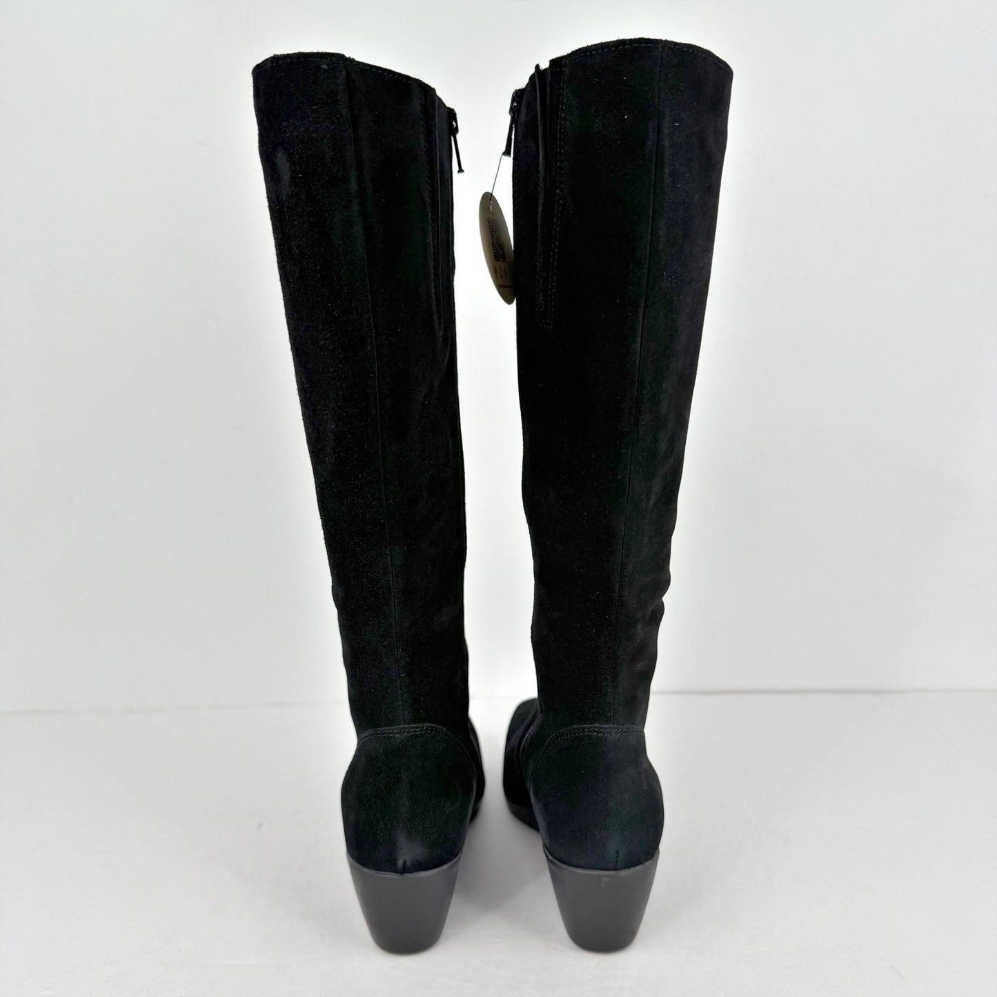 La Canadienne Womens Evah Boots US 6.5M EU 37 Black Suede Waterproof NIB
