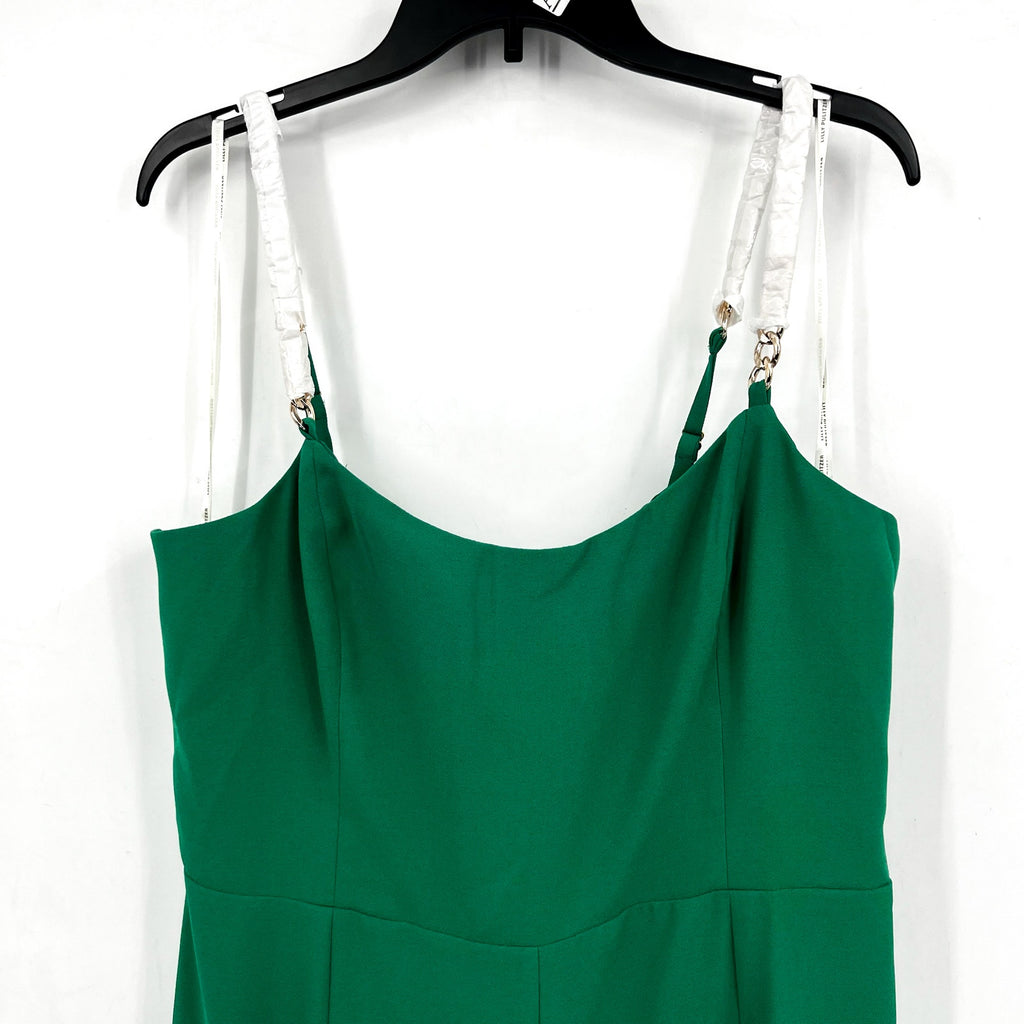 LILLY PULITZER Women's Zemira Sleeveless Jumpsuit Size 16 Green Fiddle Leaf NWT