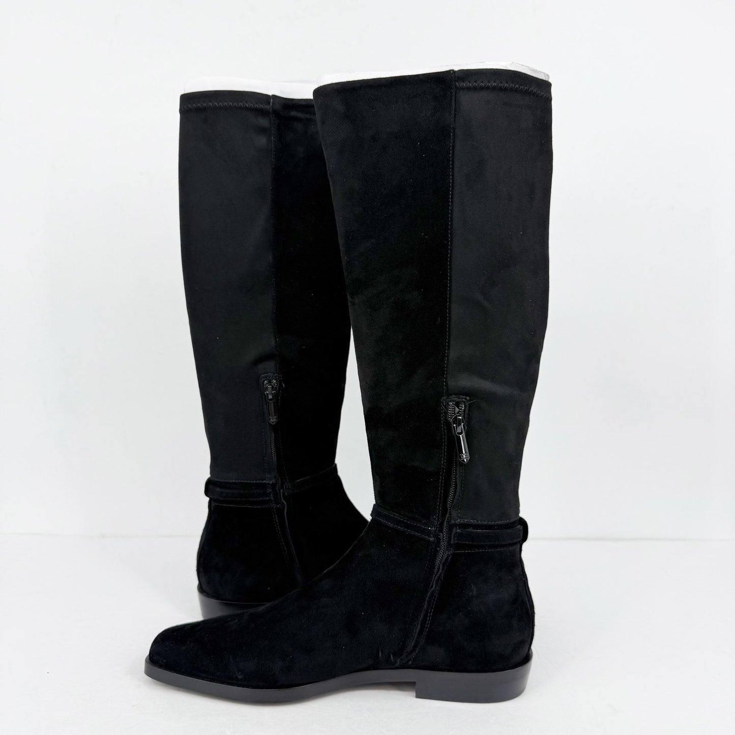 Sam Edelman Womens Clive Knee High Boots US 10.5 EU 41.5 Black Suede NIB