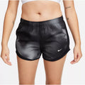 NIKE Women's Tempo Running Shorts XS Black Gray Gradient Printed Liner NWT