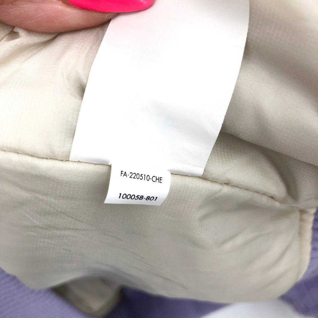 LABEL Unisex Go-To Corduroy Bomber Jacket XL Lavender Purple Full Zip NWT