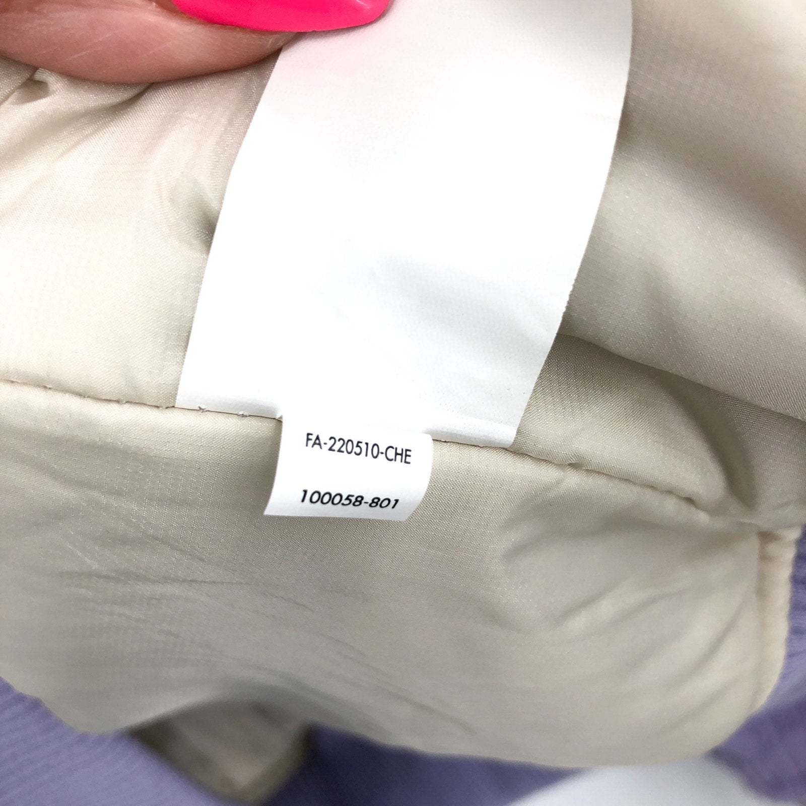 LABEL Unisex Go-To Corduroy Bomber Jacket XL Lavender Purple Full Zip NWT