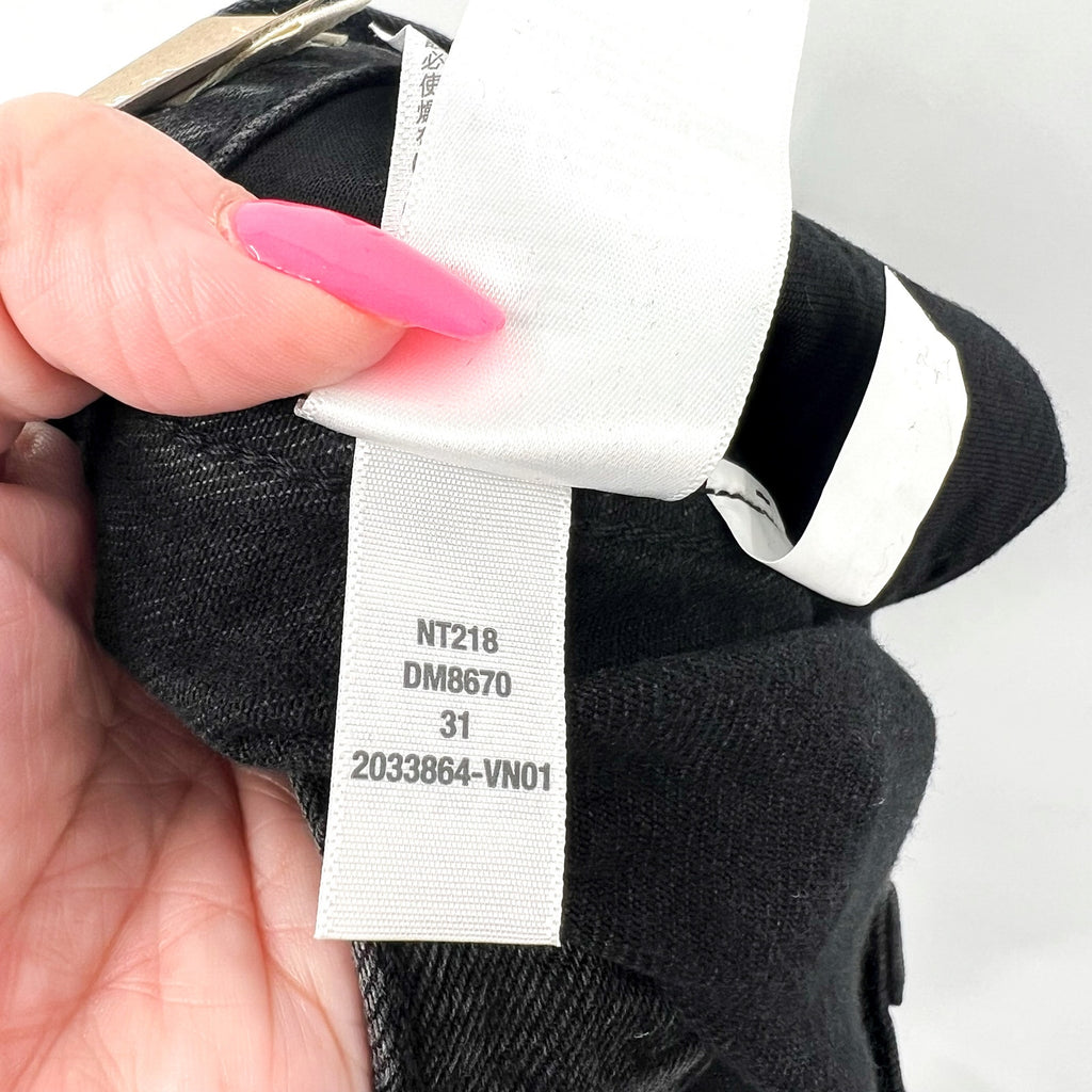MADEWELL Women's Denim Culottes Size 31 US 10 Black Johnston High Rise NT218 NWT