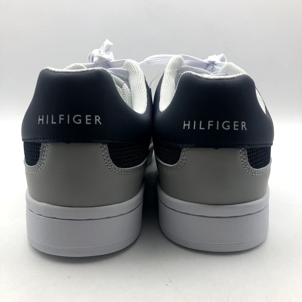 Tommy Hilfiger Mens Lessio Casual Sneakers Size 12 Grey Blue Red Stripe NIB