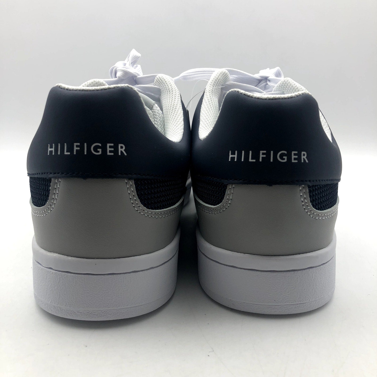 Tommy Hilfiger Mens Lessio Casual Sneakers Size 12 Grey Blue Red Stripe NIB