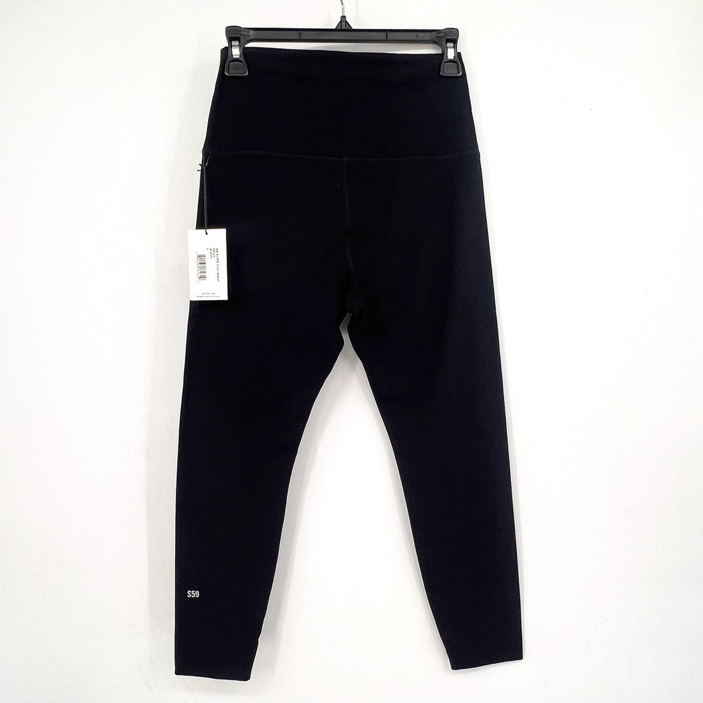 SPLITS59 Women's Airweight Super High Waist 7/8 Leggings Large Black NWT