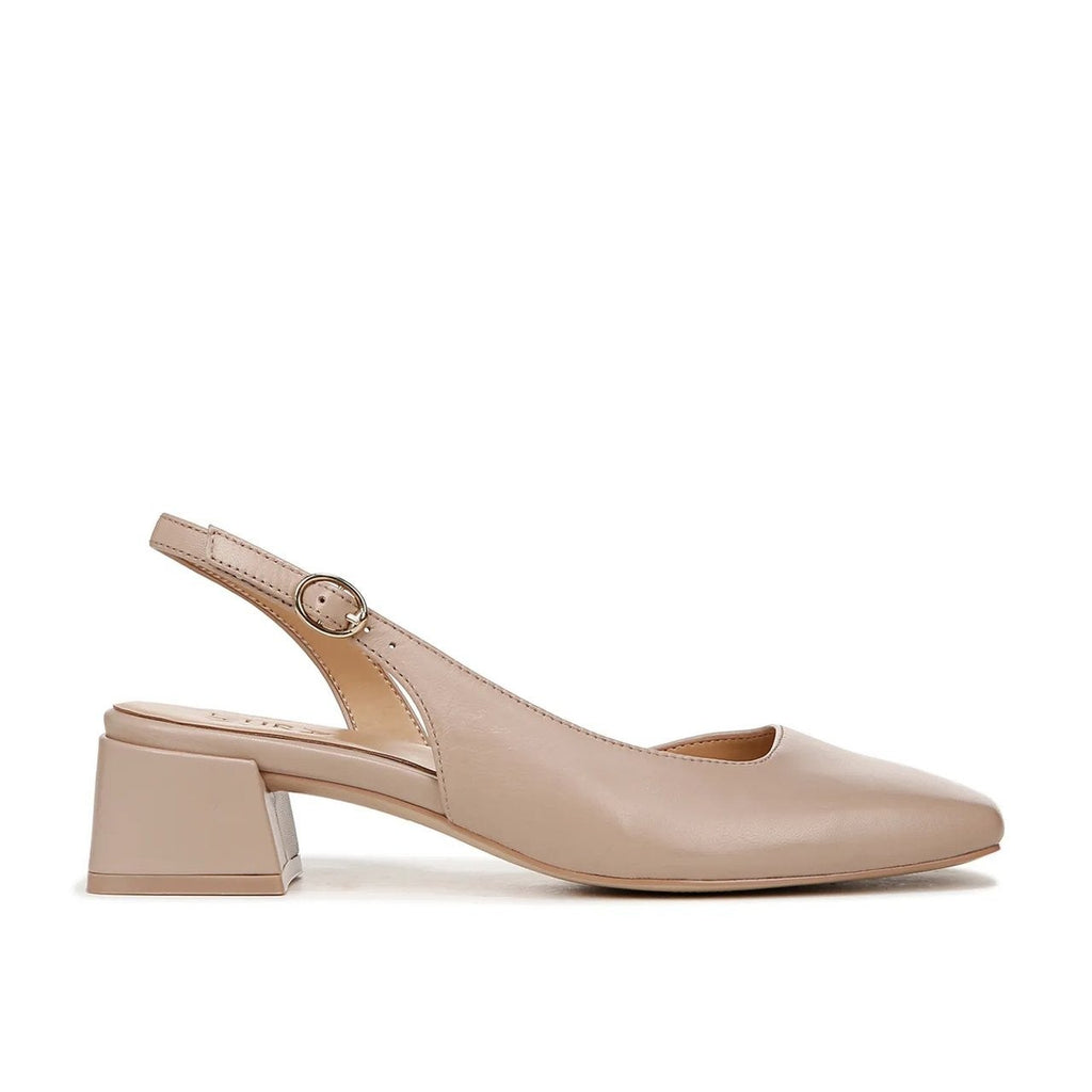 Naturalizer Womens Jayla Slingback Heels Size 8 Wide EU 38.5 Tan Warm Fawn NIB