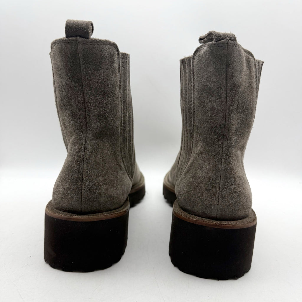 Seychelles Womens Cashew Chelsea Ankle Boots US 7.5 Grey Suede NWOB