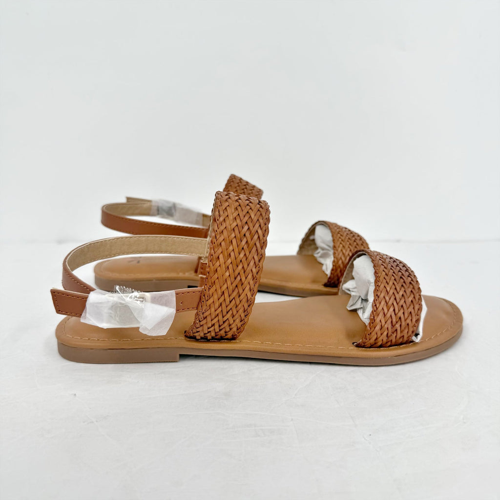 Isaac Mizrahi Live Womens Rosalyn Sandals Size 9 M EU 39 Brown Tan NIB