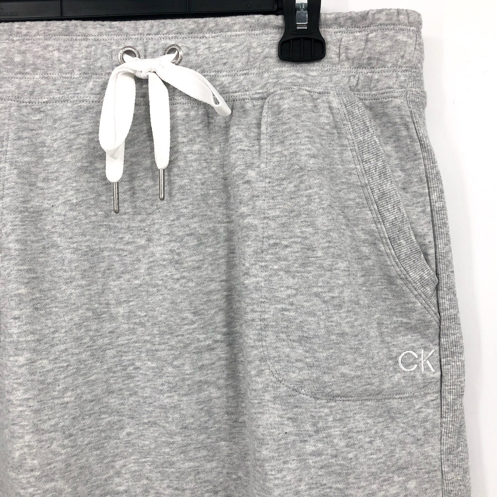 CALVIN KLEIN PERFORMANCE Womens Terry Skirt XL Grey Pull-On Cotton Blend NWT