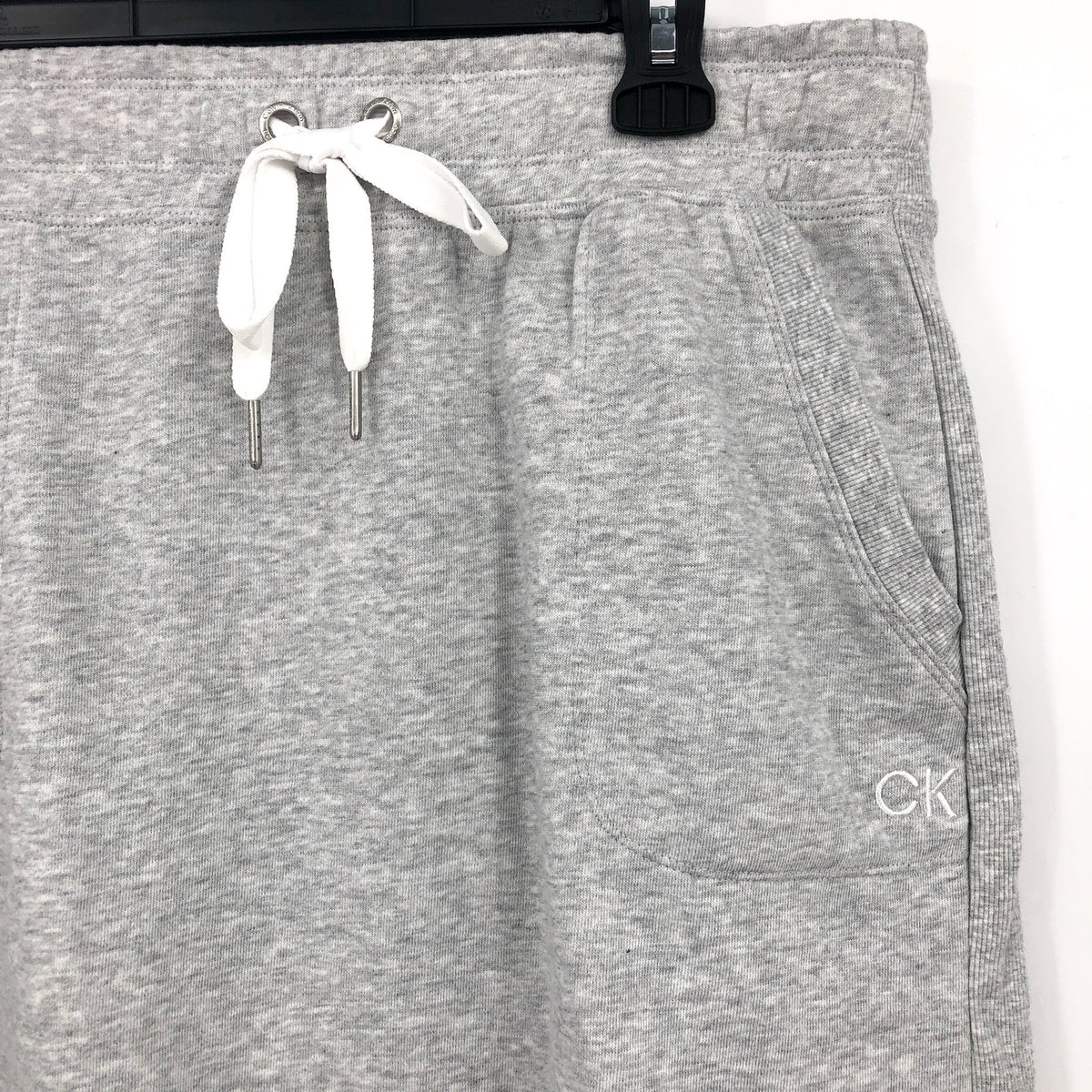 CALVIN KLEIN PERFORMANCE Womens Terry Skirt XL Grey Pull-On Cotton Blend NWT