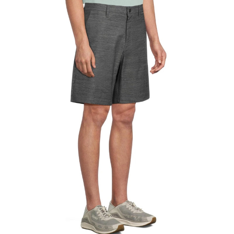 HURLEY Mens H2O-Dri Breathe 19" Walk Shorts Size 32 Black Heather 7" Inseam NWT