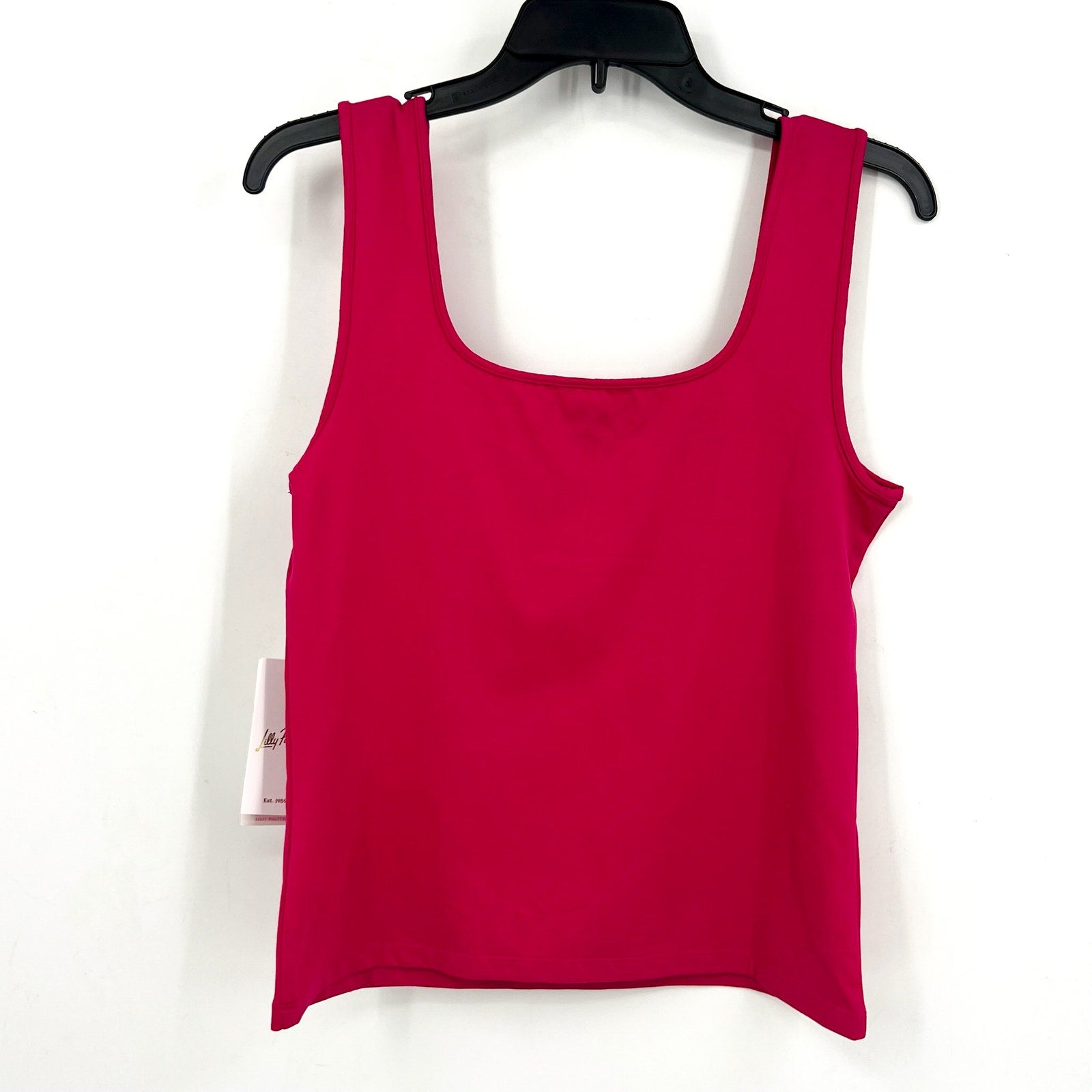 LILLY PULITZER Womens Marsaille Tank Top Medium Mystique Pink Square Neck NWT