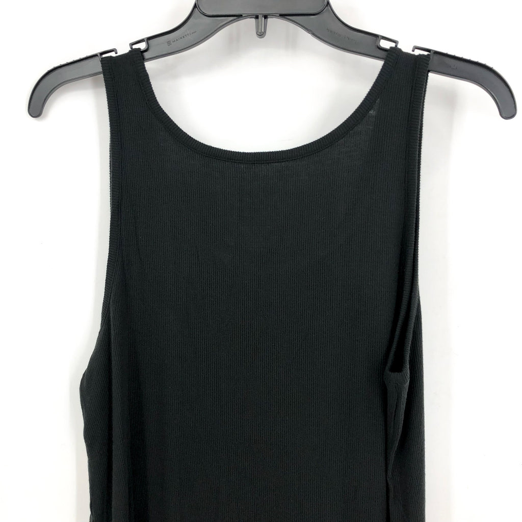 TOMMY JOHN Women's Downtime Lounge Tank Top XL Black Scoop Neck NWT