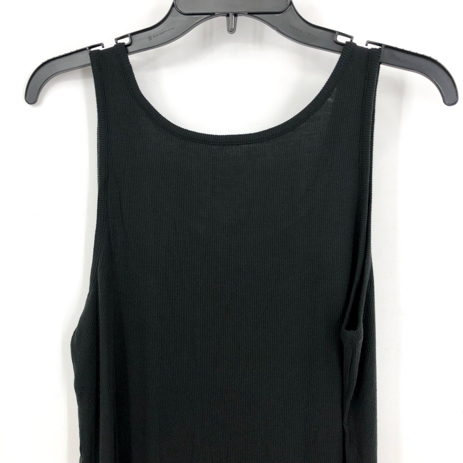 TOMMY JOHN Women's Downtime Lounge Tank Top XL Black Scoop Neck NWT
