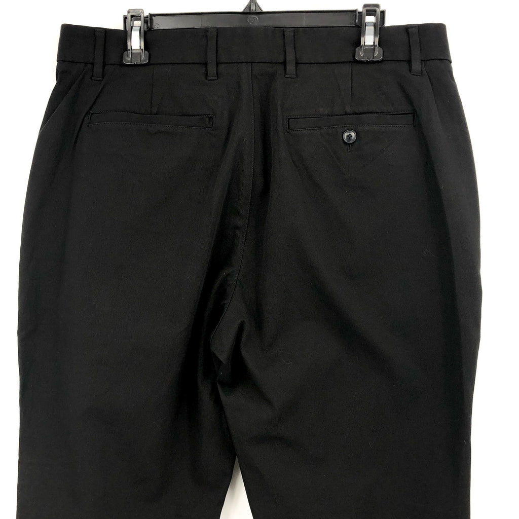 EVERLANE Uniform Mens Performance Chino Pants 33x28 Black Athletic Fit NWT