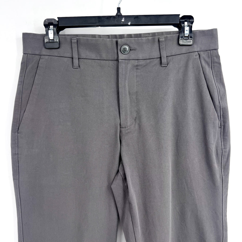 EVERLANE Uniform Mens Performance Chino Pants 28x28 Slate Grey Athletic Fit NWT