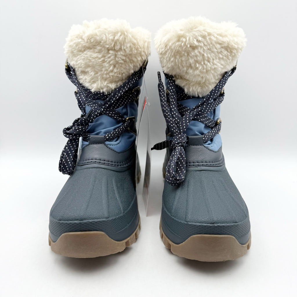 Storm by Cougar Womens Fresno Snow Boots Size 8 EU 38.5 Navy Blue Waterproof NIB