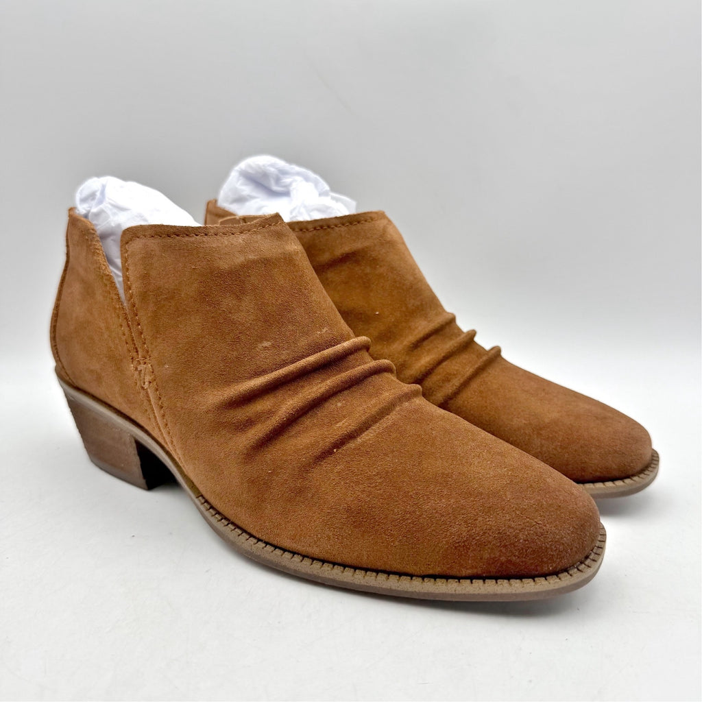 Zodiac Womens Hope Ankle Booties US 6 Brown Suede NWOB