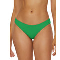 BECCA Women's Coast Shirred Adela Hipster Bikini Bottom Medium Green Emerald NWT