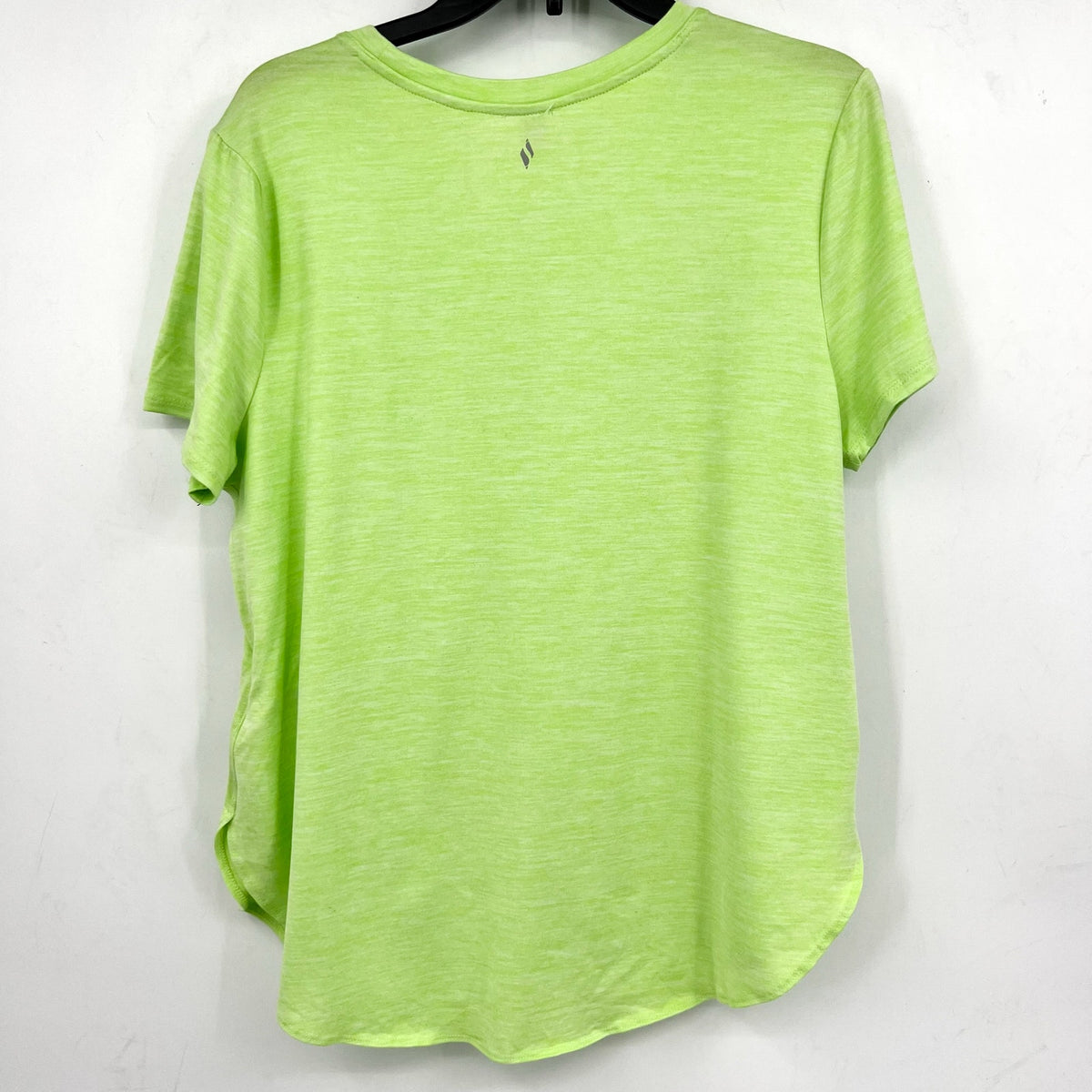 SKECHERS Women's GO DRI Swift Tunic Tee Large Lime Green Short Sleeve NWT