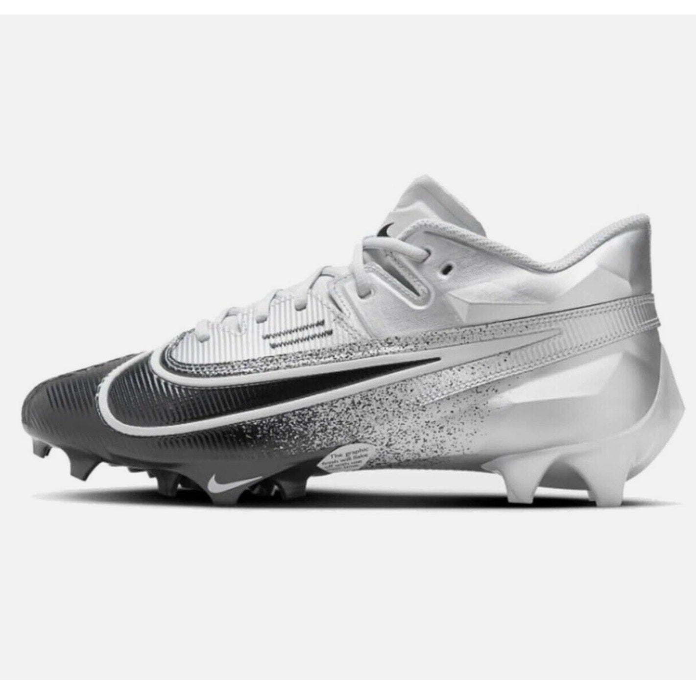 Nike Mens Vapor Edge Elite 360 2 Football Cleats Size 13 Silver DA5457-003 NWOB