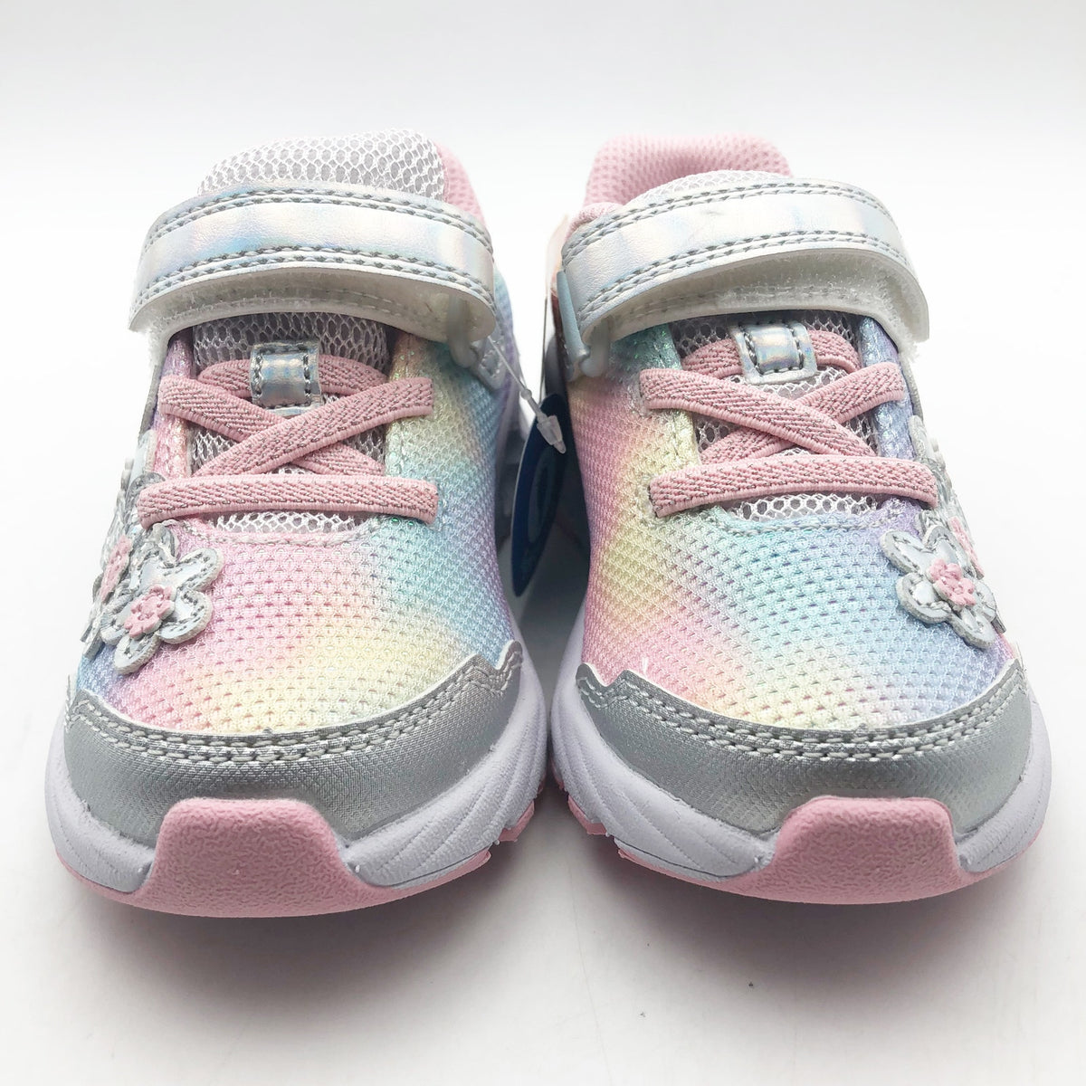 Stride Rite Girls SR Lighted Glimmer Sneaker 2.0 Size 3 WIDE Pink Kid Shoes NIB