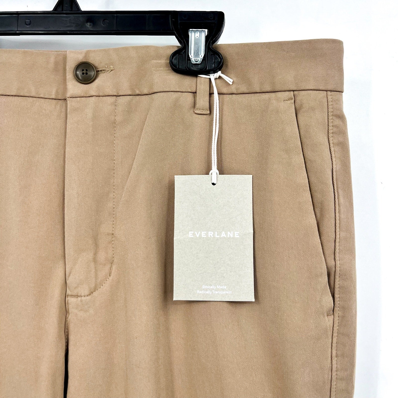 Everlane Men's The Performance Slim Chino Pants 32x28 Tan Toasted Coconut NWT