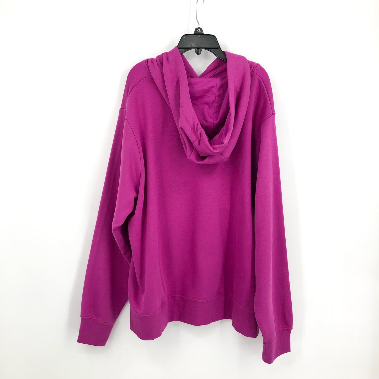 NIKE Womens Club Hoodie 2X Pink Fuschia Fleece Pullover Sweatshirt NWT