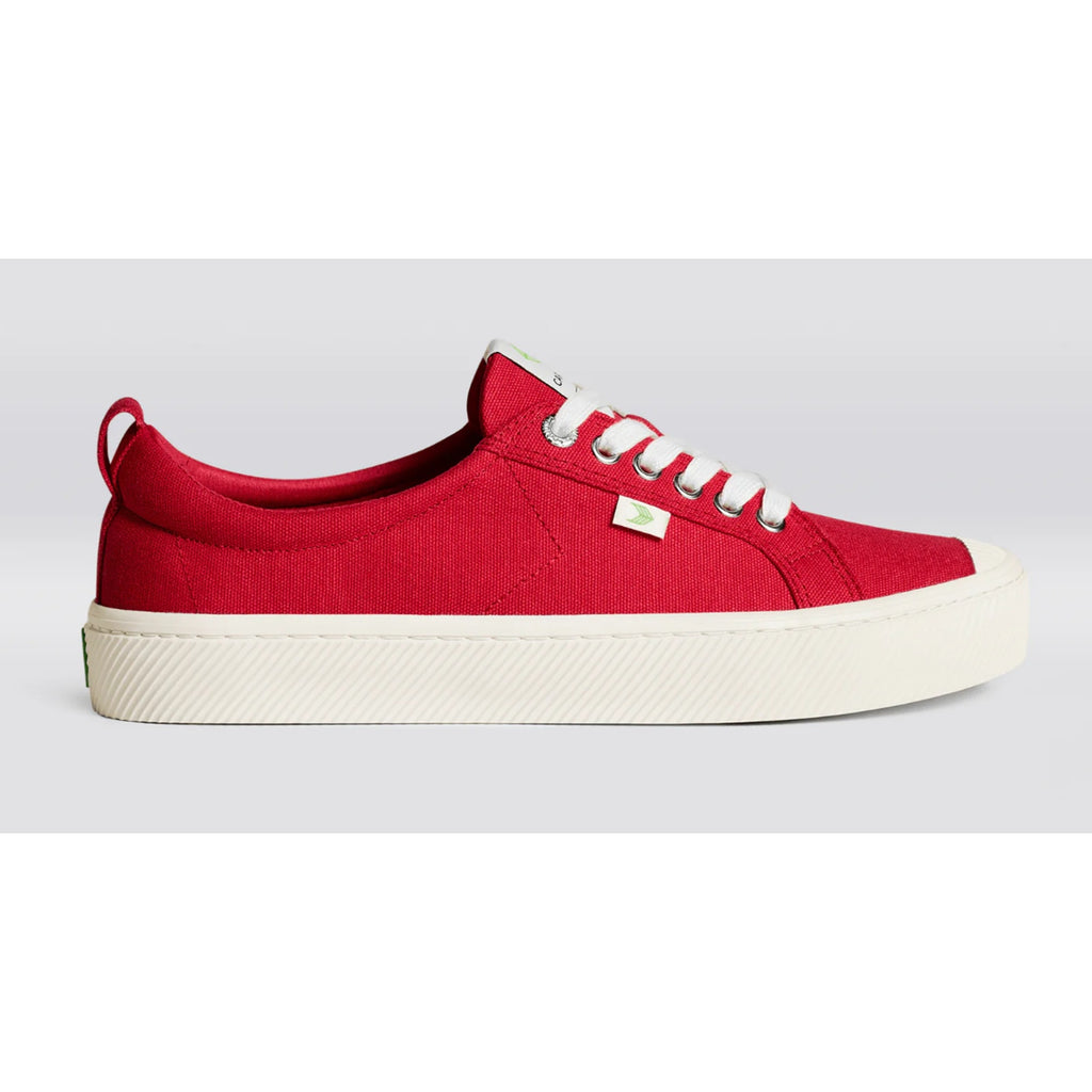 Cariuma OCA Low Top Sneakers Womens 13 Mens 11.5 Red Canvas Organic Cotton NIB