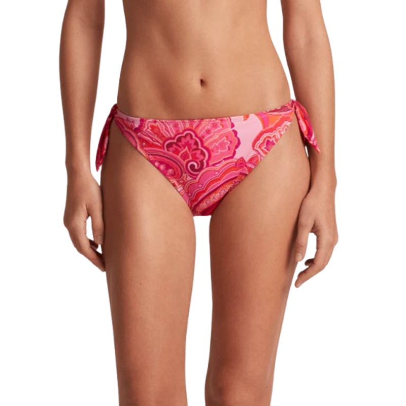 LAUREN RALPH LAUREN Provence Paisley Hipster Bottom Size 4 Pink Side Tie NWT