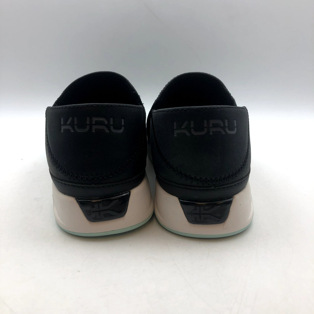 KURU Womens Roam Atla Slip On Sneakers Size 10.5 EU 42 Jet Black Leather NIB