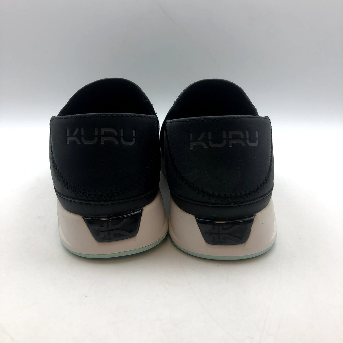 KURU Womens Roam Atla Slip On Sneakers Size 10.5 EU 42 Jet Black Leather NIB