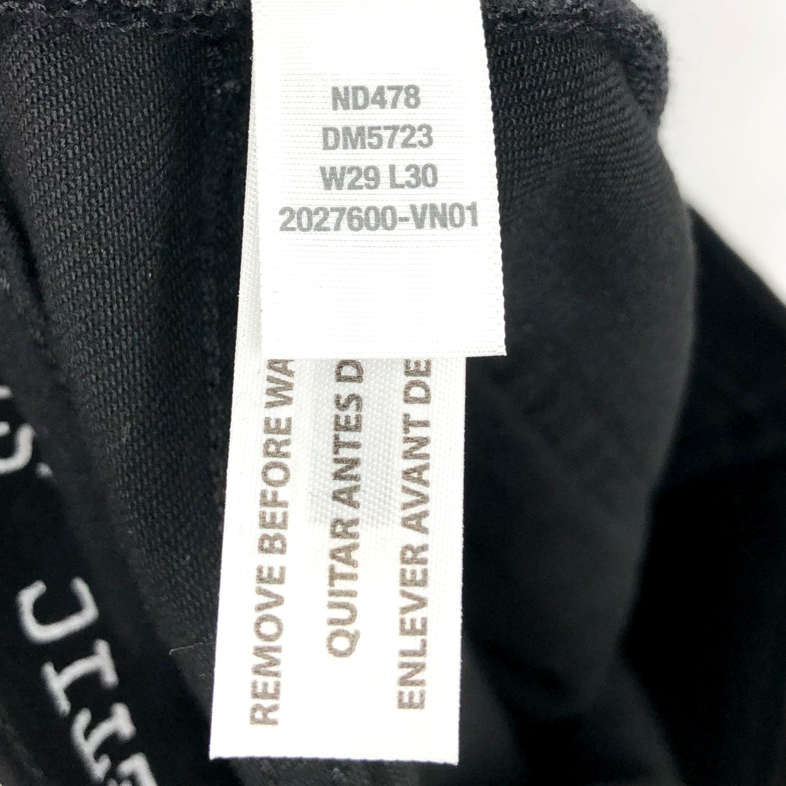 MADEWELL Men's Athletic Slim Jeans 29x30 Black Bainhart COOLMAX ND478 NWT
