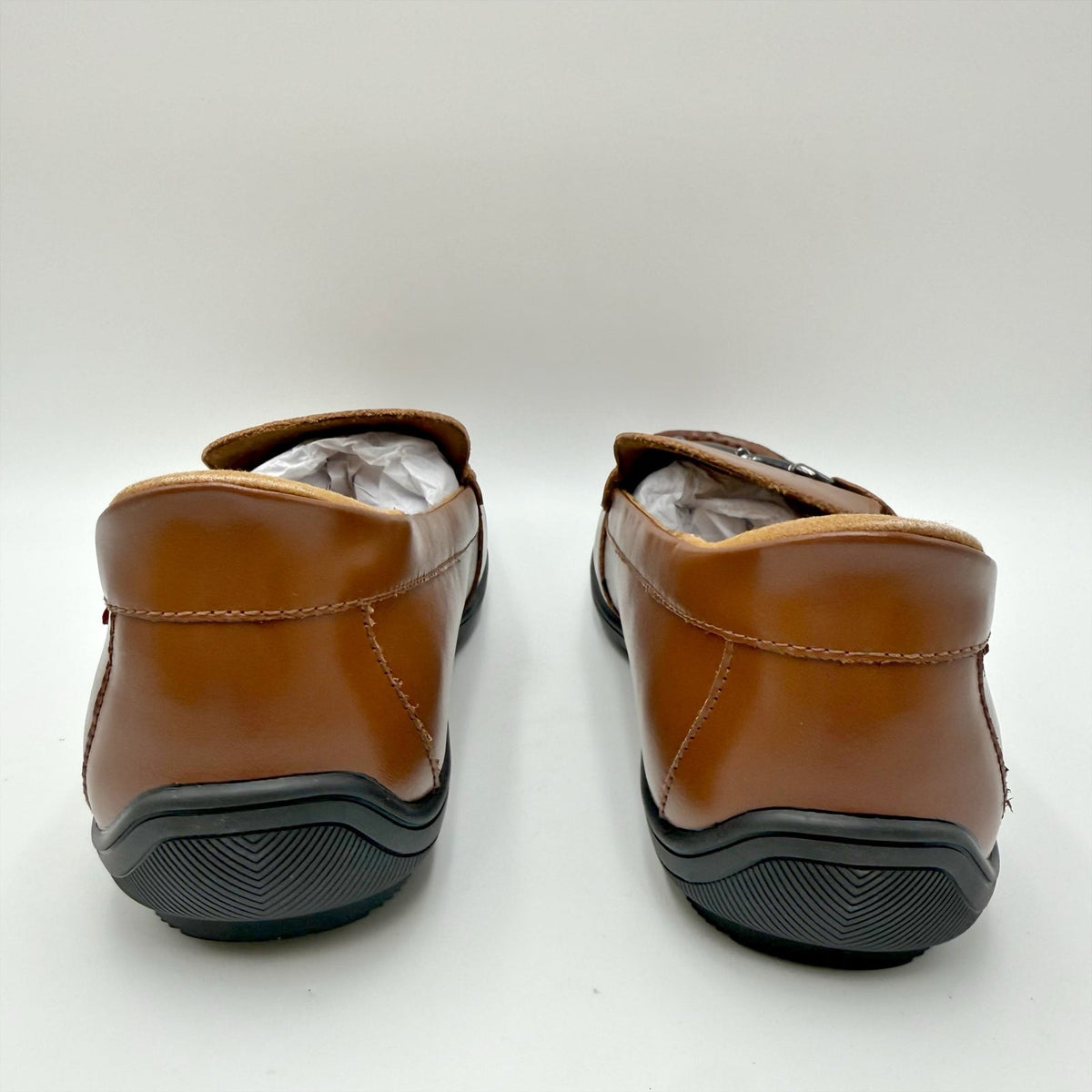 Marc Joseph New York Mens Elliot Road Loafers Size 8.5 Wide Brown Leather NIB
