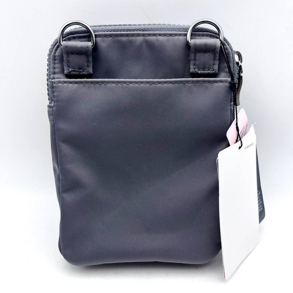 BAGGALLINI Womens Modern Everywhere Take Two RFID Twill Crossbody Bag Grey NWT