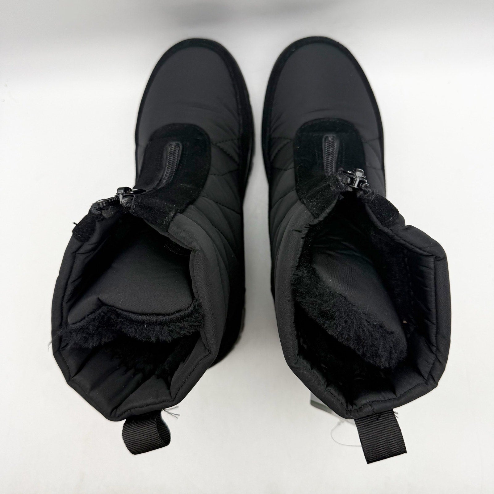 Flexus Spring Step Womens Lake Effect Snow Boots US 5.5-6 Black Waterproof NIB