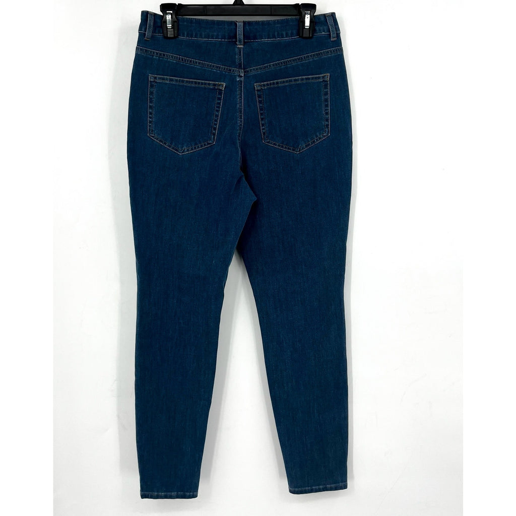 COMMANDO Women's Do It All Denim Skinny Jeans Large 12-14 Blue Light Indigo NWT