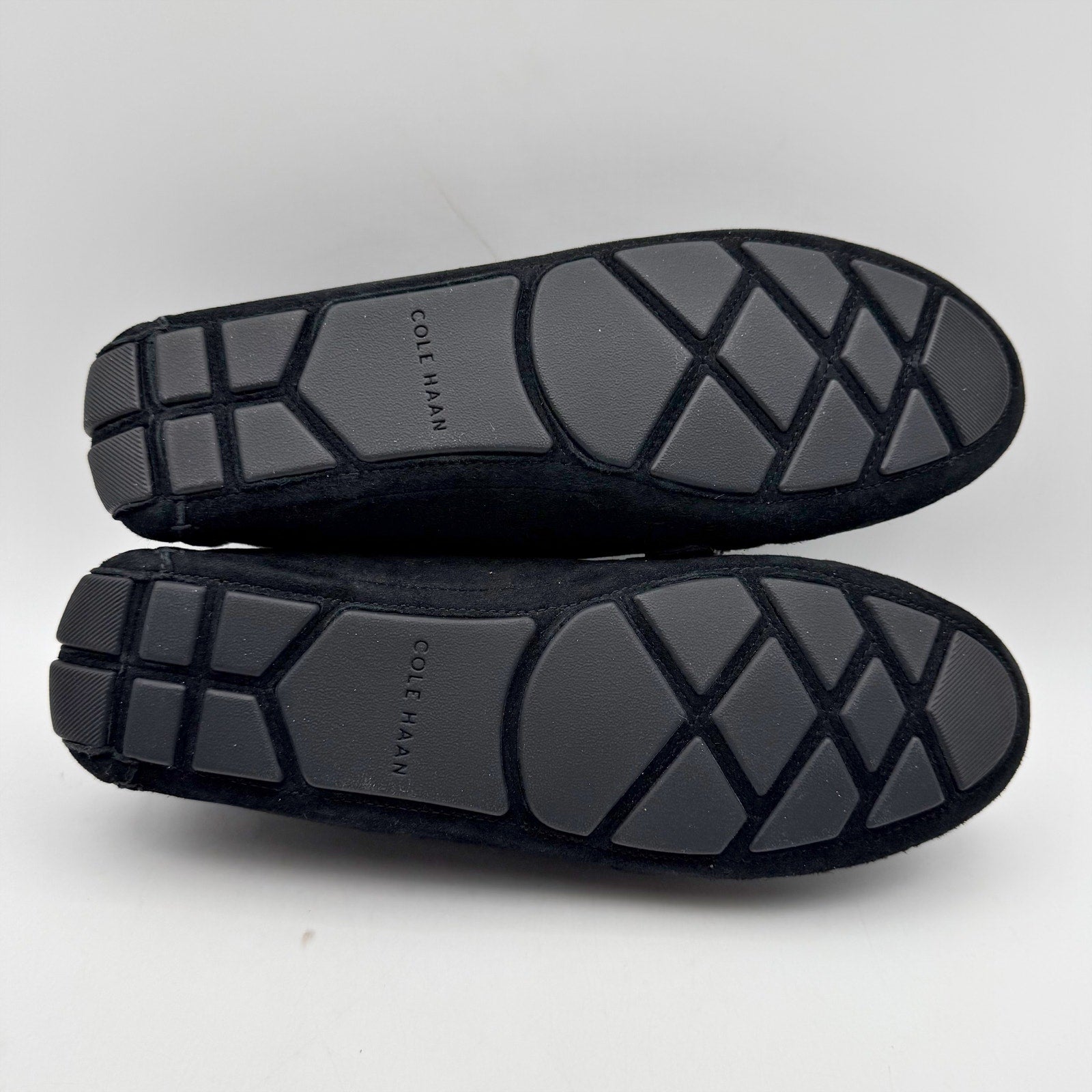 Cole Haan Womens Emmie Knot Driver Loafers US 8 B EU 38.5 Black Suede NIB